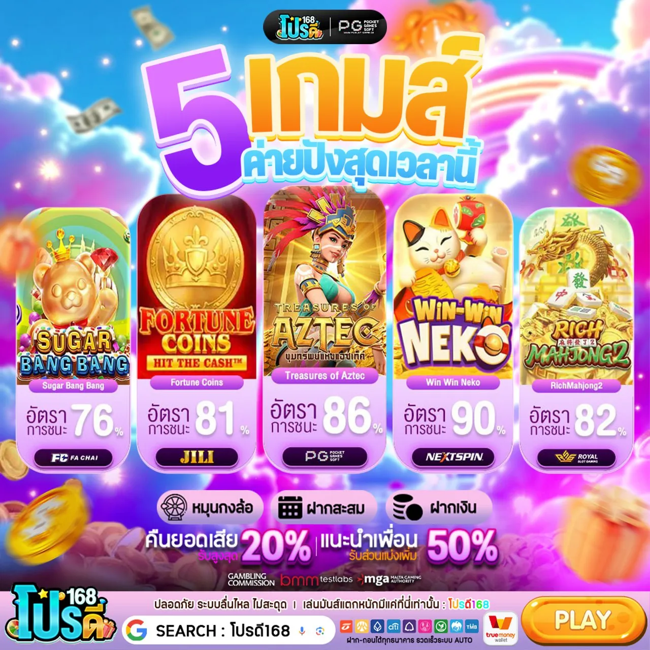 ฝากรับโปรนี้ 10 รับ100 ทํา 400ถอนได้ 100 การันตีเเตกหนัก